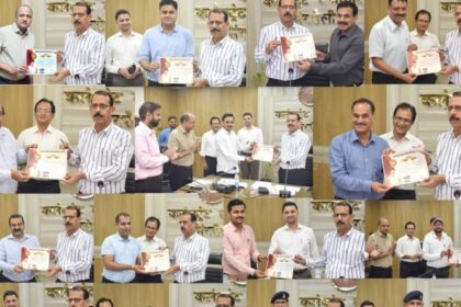 Singrauli News : सीएम हेल्प लाईन शिकायतों के निराकरण में जिले को तीसरा स्थान मिलने पर कलेक्टर ने अधिकारियों को किया सम्मानित