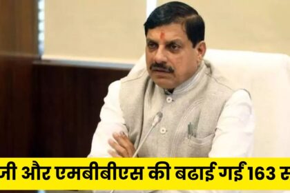 MP Cabinet Decision : पीजी और एमबीबीएस की बढाई गईं 163 सीटें, इनको मिलेगा फायदा