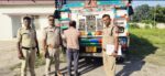 Singrauli News: बरगवां पुलिस ने प्रयागराज से स्पंज आयरन से भरे ट्रक के साथ एक आरोपी को पकड़ा